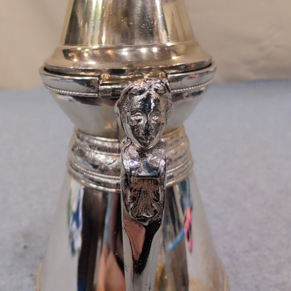 Antique Rogers Smith & Co Silver Plate Syrup Pitcher Figural 187 Meriden CT 1873 - Picture 3 of 7